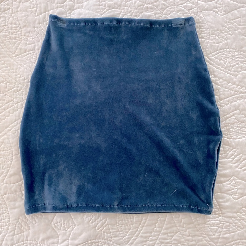 MoonArrow Handmade Velvet Mini Skirt